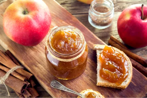 Bread and apple butter