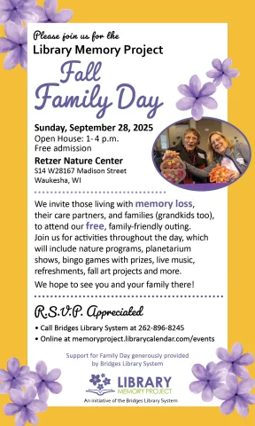graphic for Fall Family Day Sept 28 1-4pm