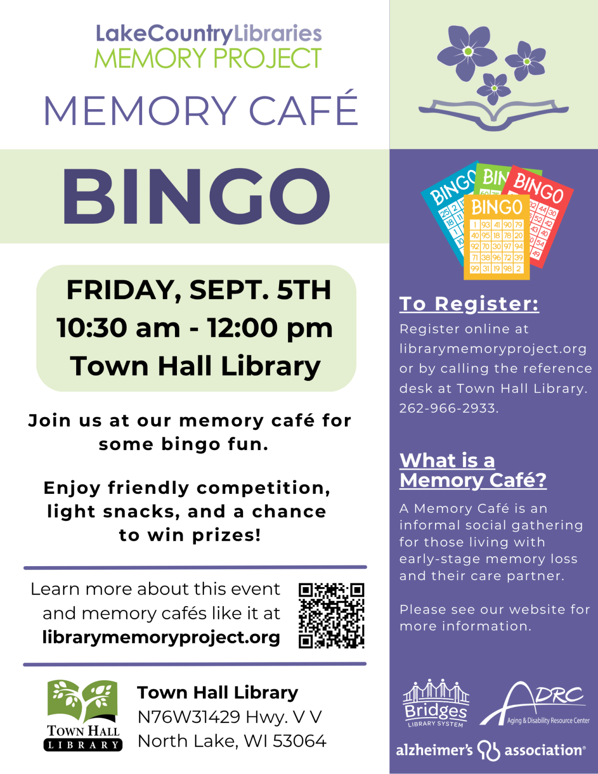 Memory Cafe: Bingo!